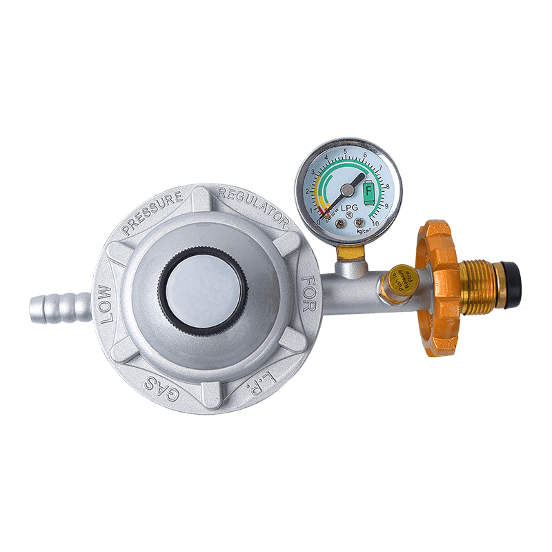 Régulateur de gaz à basse pression en laiton, régulateur de gpl avec compteur