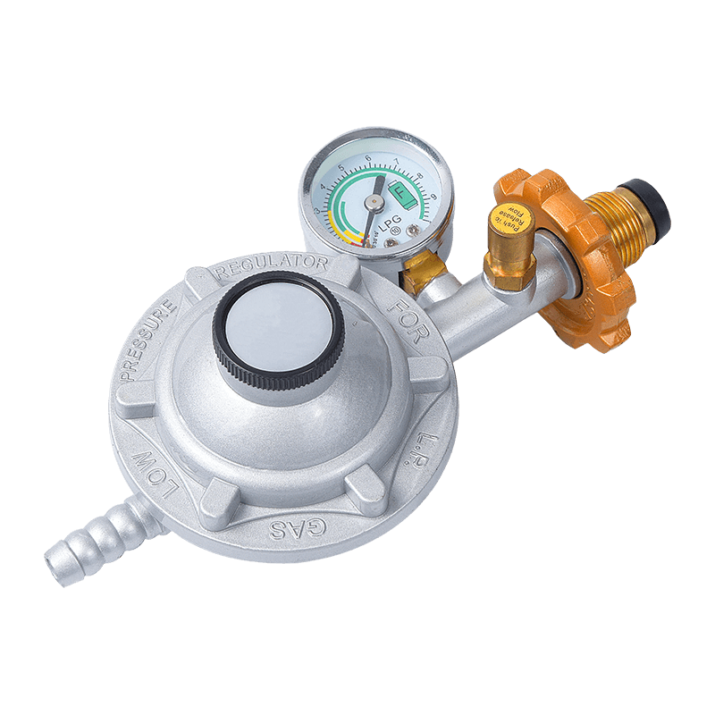 Régulateur de gaz à basse pression en laiton, régulateur de gpl avec compteur
